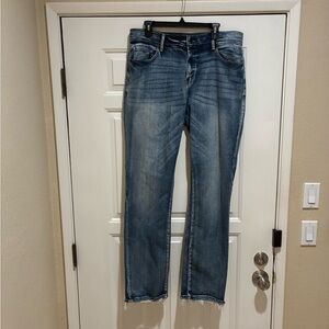 Kancan new Signature Denim Blue straight leg Jeans